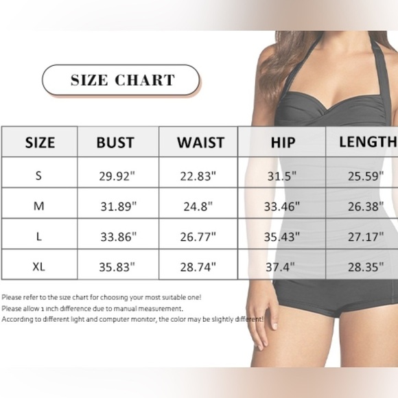 Women's One Piece Tummy Control Swimwear Boyleg Ruched Swimsuit Orange Small - Picture 8 of 8